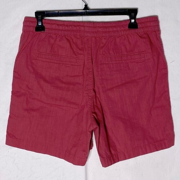 5/$25 Vintage Original Nicole Miller Pink Elastic Waist Shorts  8 - Picture 2 of 8